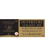 1 Bâche - La Croquise (400x100 - Perso)