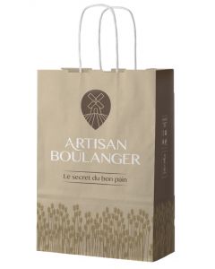 Lot de 250 - Cabas Artisan Boulanger 25x15x41