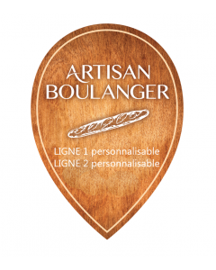 Enseigne en bois personnalisable