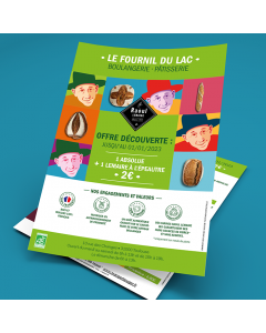 Lot de 500 flyers découverte Raoul Lemaire ‘‘certifié bio’’ 