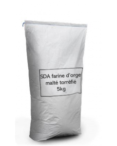 SDA FARINE ORGE MALTÉ TORRÉFIÉ 1000 SAC 5KG