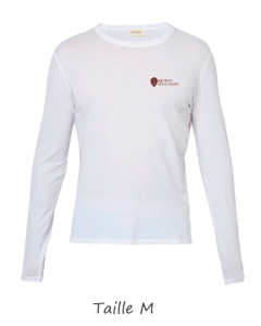 1 T-shirt Blanc Dame (manches longues) TM