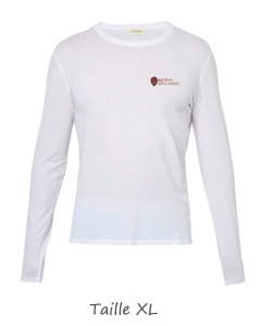 1 T-shirt Blanc Dame (manches longues) TXL